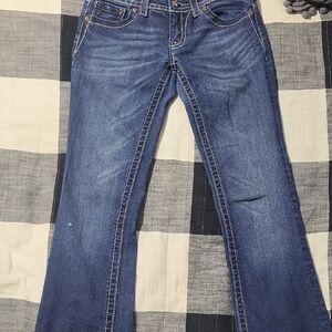 Miss Me Dark Blue Boot Cut Jeans